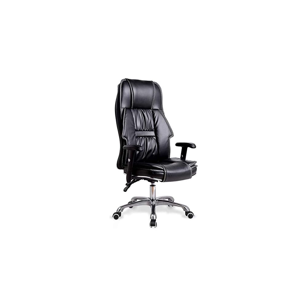 Computer Chair Home High Back Office Chair Staff Boss Lift Chair 360 Degree Swivel Adjustable Seat Height Managerial Chairs Recliner Durable and Stable