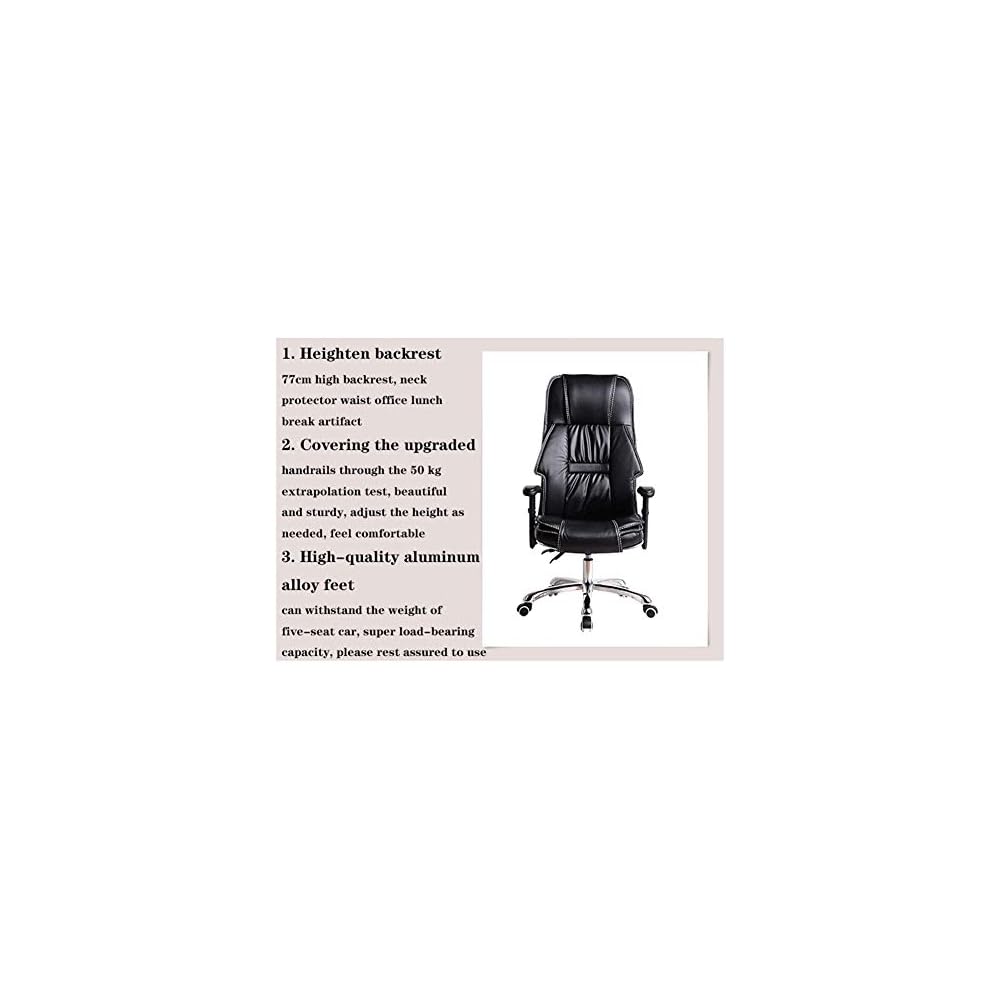 Computer Chair Home High Back Office Chair Staff Boss Lift Chair 360 Degree Swivel Adjustable Seat Height Managerial Chairs Recliner Durable and Stable