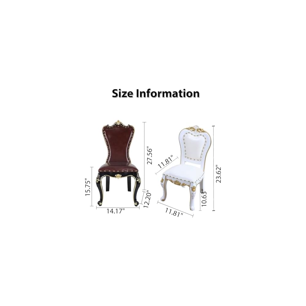 Exquisite Leather Chair, Ergonomic Furniture Vintage Chairs with PU Leather, Small Upholstered Low Chair for Living Room Entryway Bedroom Closet Coffee Tables, Seat Height 27.56", Black + Dark