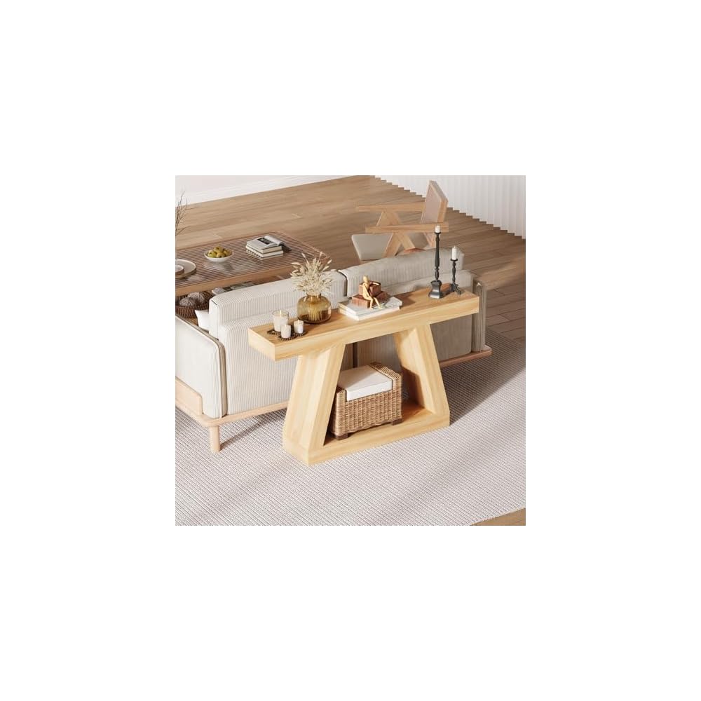 55 Inches Console Table, Sofa Table Behind Couch