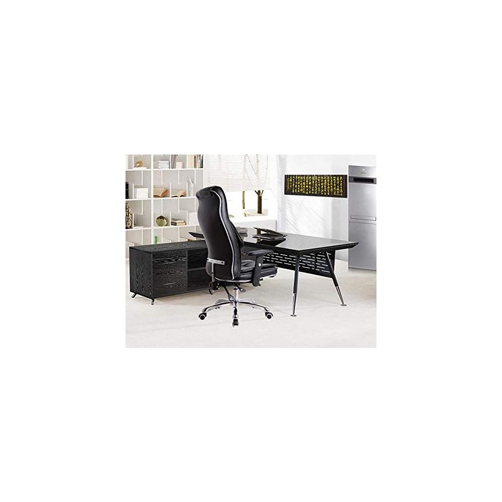 Computer Chair Home High Back Office Chair Staff Boss Lift Chair 360 Degree Swivel Adjustable Seat Height Managerial Chairs Recliner Durable and Stable