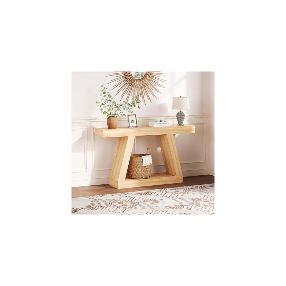55 Inches Console Table, Sofa Table Behind Couch