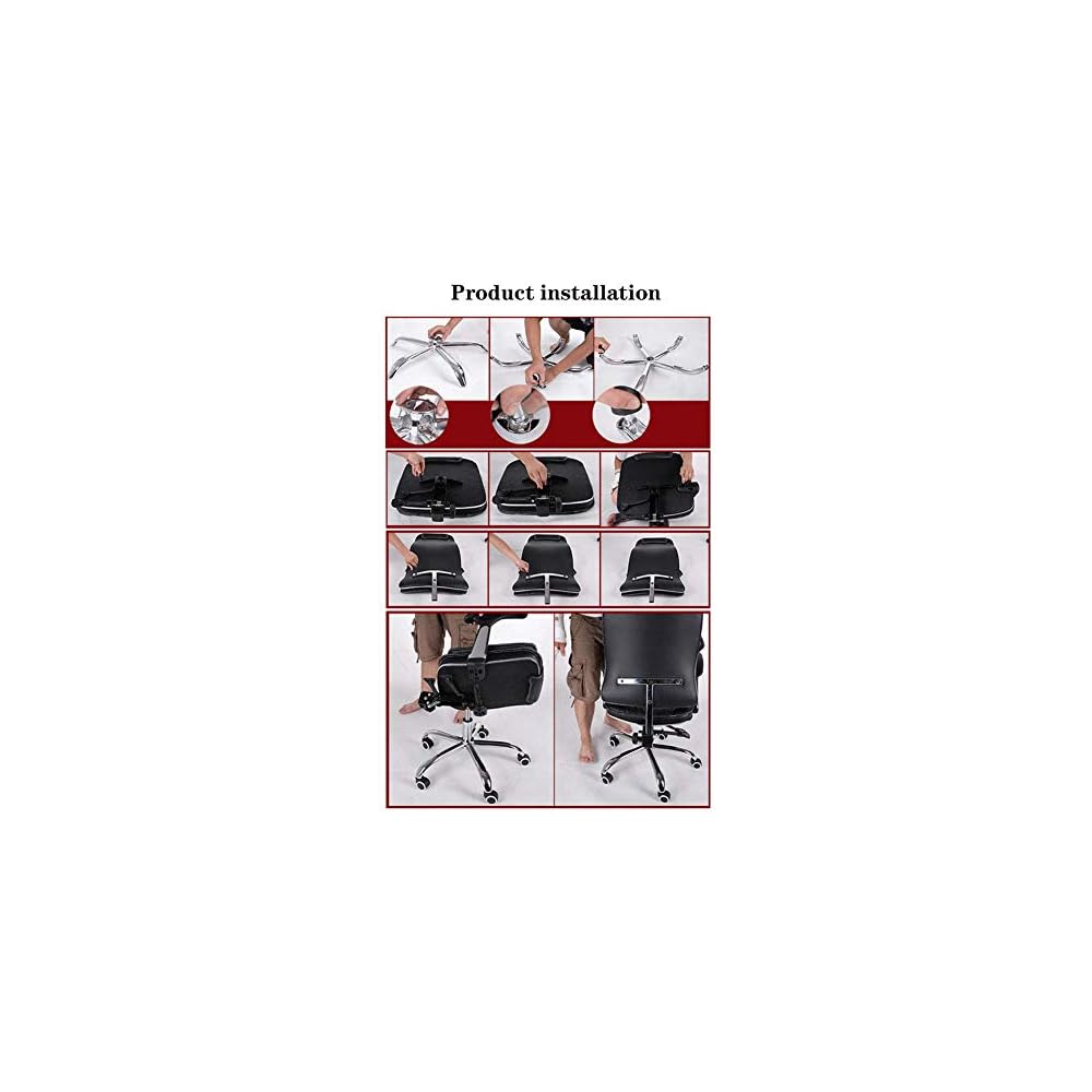 Computer Chair Home High Back Office Chair Staff Boss Lift Chair 360 Degree Swivel Adjustable Seat Height Managerial Chairs Recliner Durable and Stable