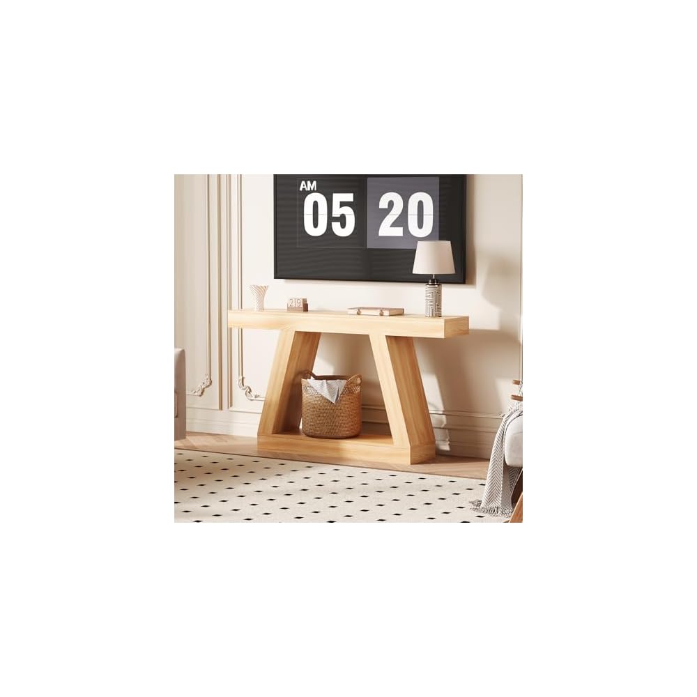 55 Inches Console Table, Sofa Table Behind Couch