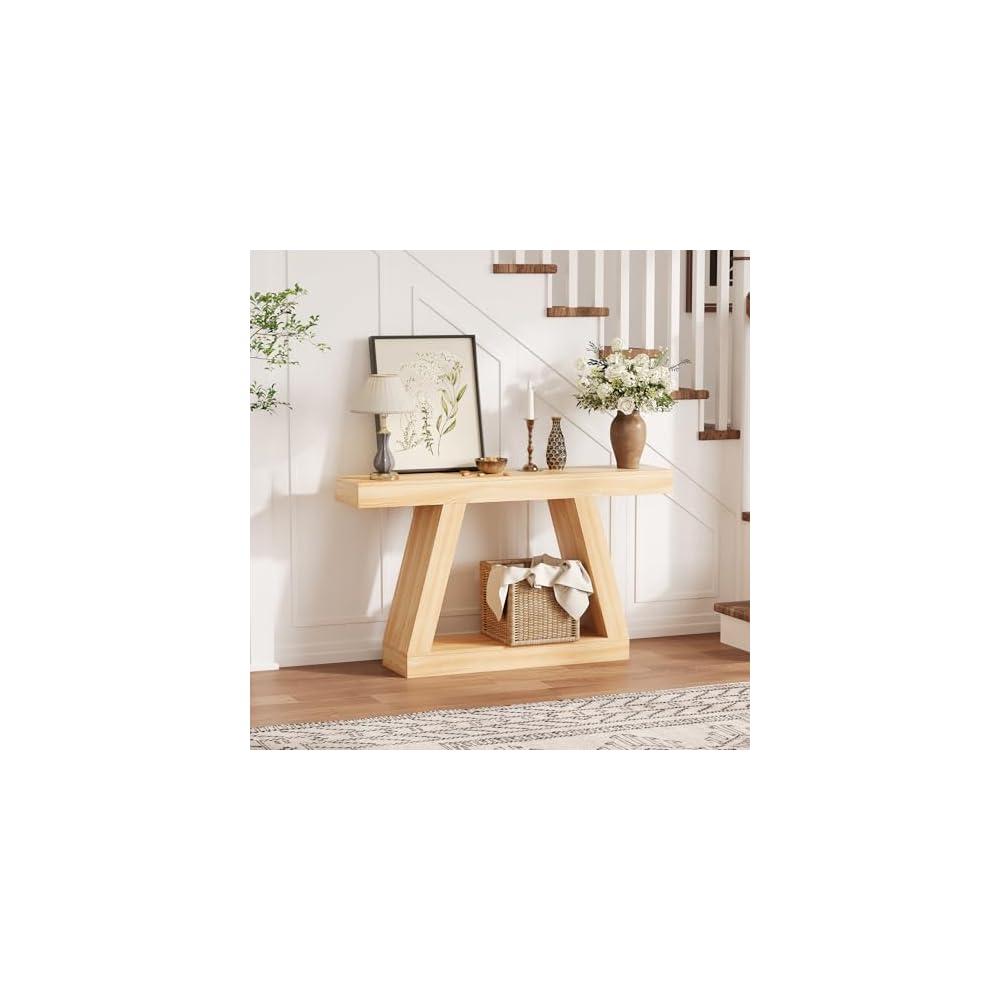 55 Inches Console Table, Sofa Table Behind Couch