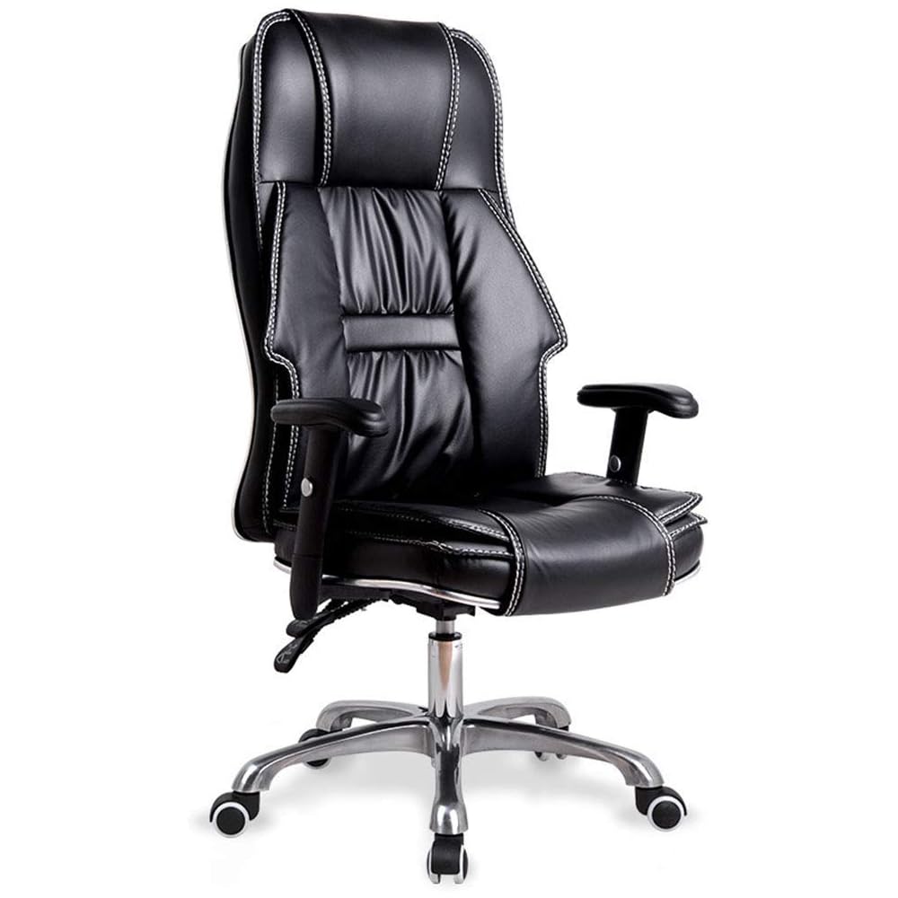 Computer Chair Home High Back Office Chair Staff Boss Lift Chair 360 Degree Swivel Adjustable Seat Height Managerial Chairs Recliner Durable and Stable