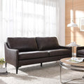 Modway EEI-6018-BRN Corland Leather Sofa, Brown